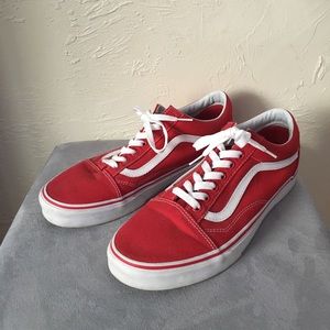 Vans Old Skool Red Size 11 Men’s